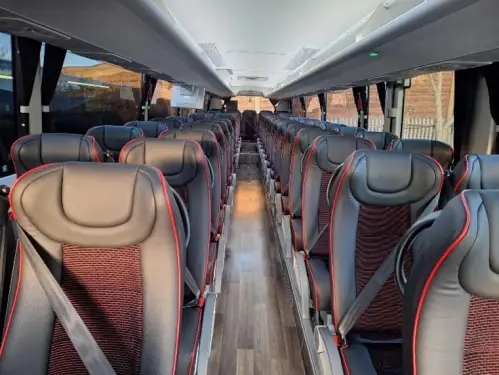 Click Here To Enlarge This Photo Of Two New 53&sol;55 Seat Executive Coaches